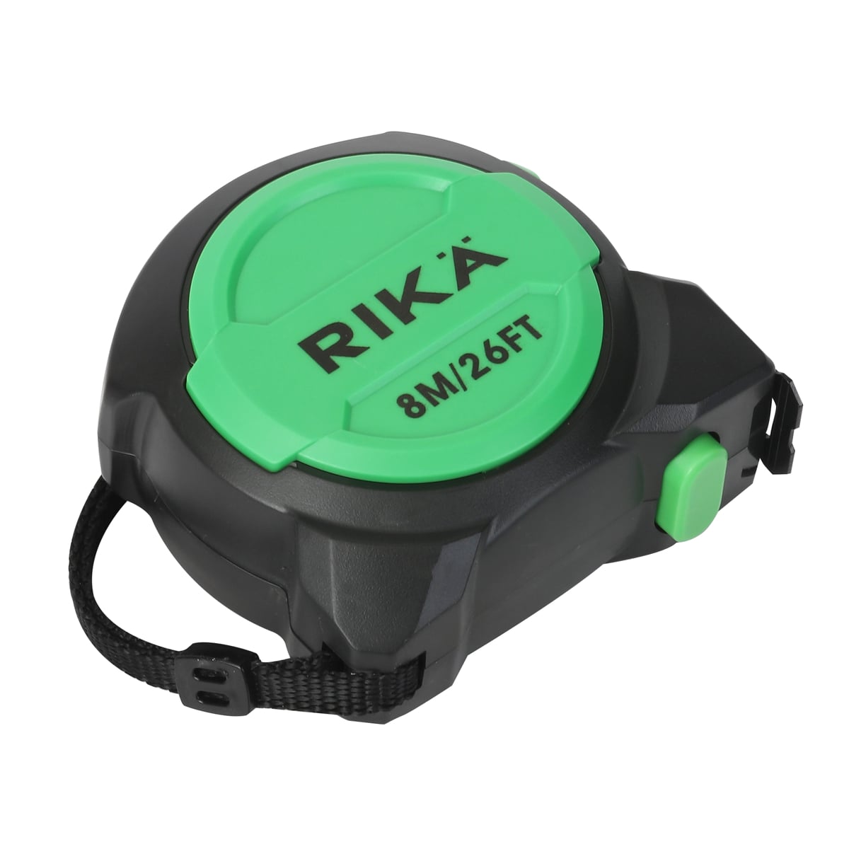 Rikä 8m Triple Lock Tape Measure | High Impact Rubberised Case